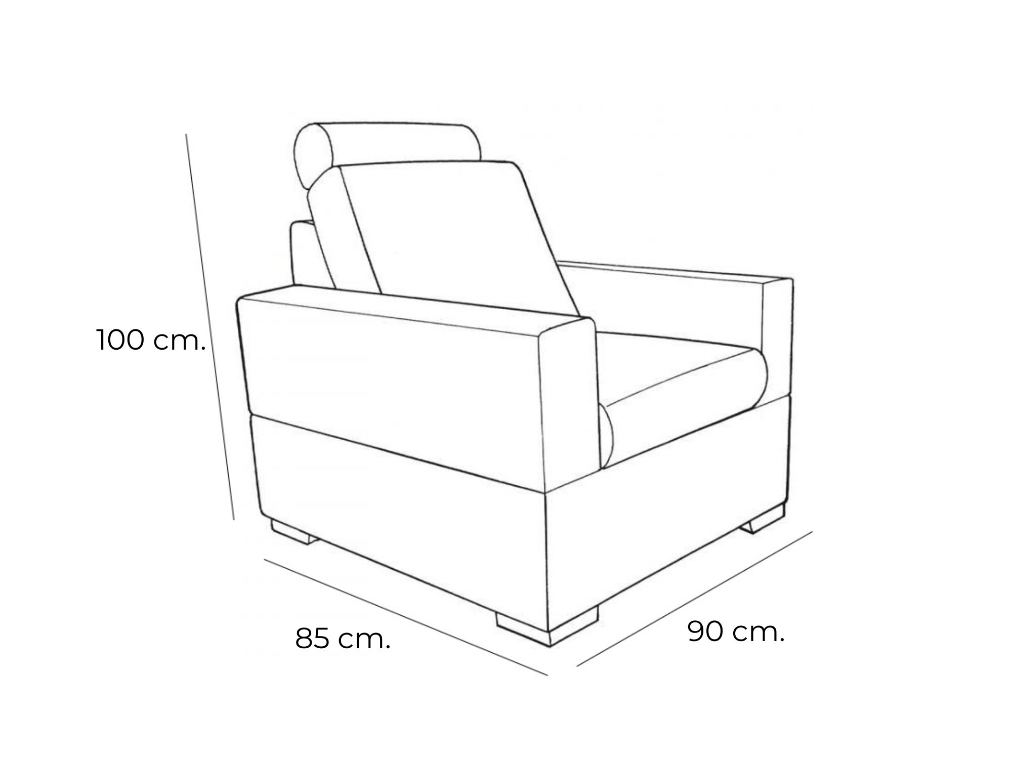 Butaca giratoria sillón de diseño modelo Luigi de Divani en oferta, comprar tienda online